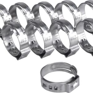 spona na hadici, 10ks, ?21mm, INOX