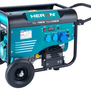 elektrocentrála benzínová 15HP/7,0kW, pro svařování, elektrický start, podvozek