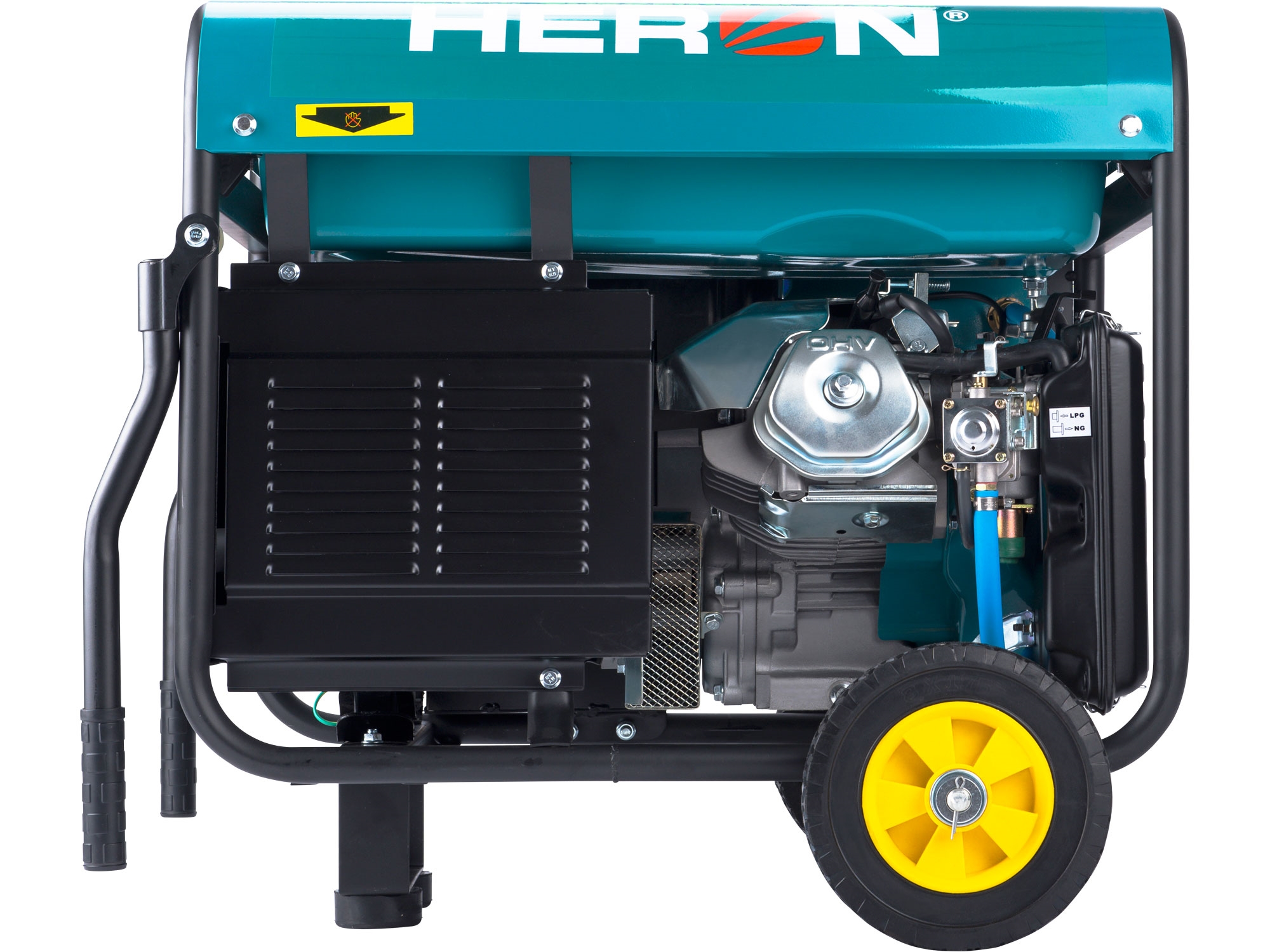 elektrocentrála benzínová a plynová (LPG/NG) 13HP/5,5kW (400V) 2×2kW (230V), elektrický start - Obrázek 4