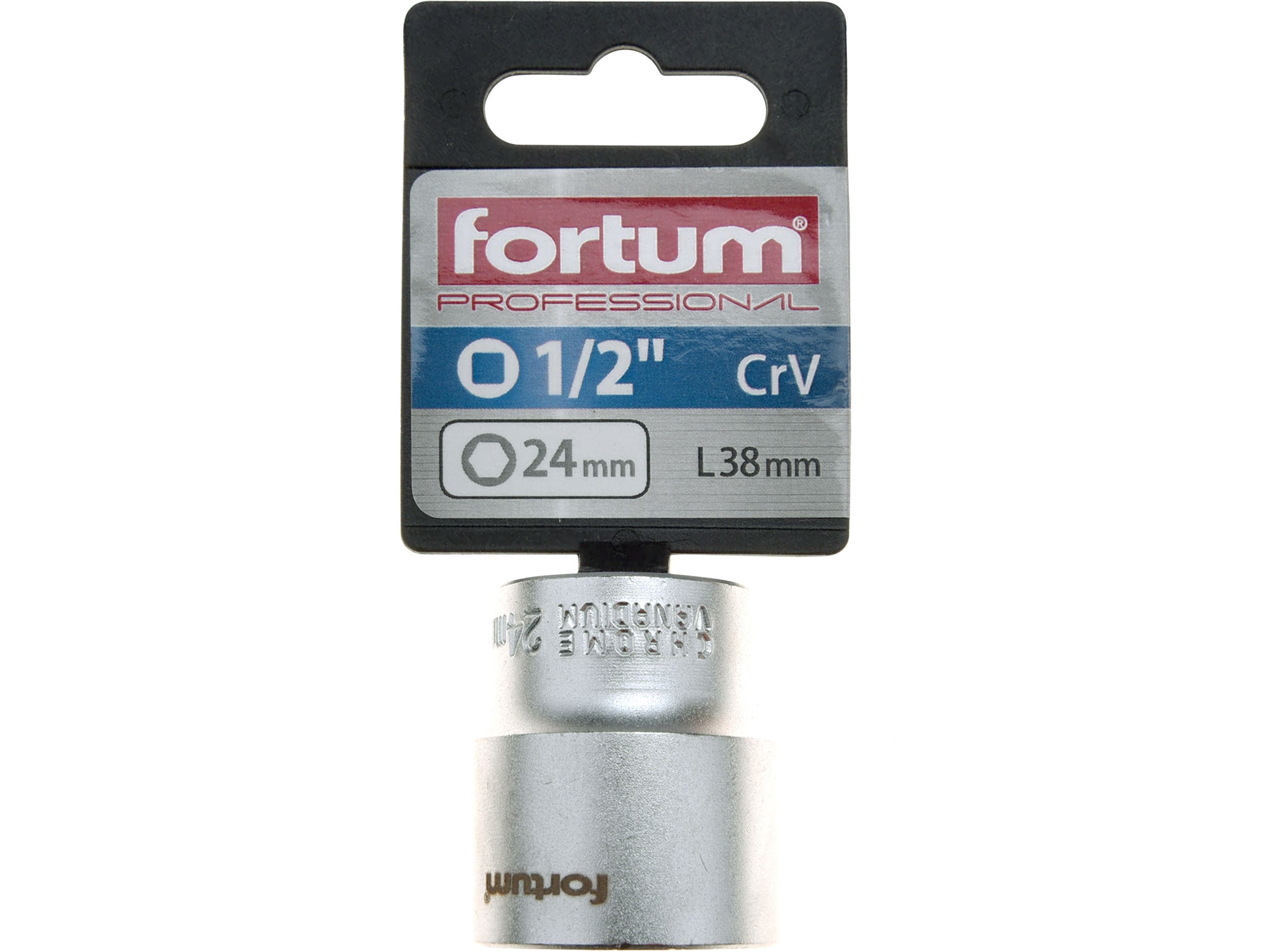 hlavice nástrčná 1/2", 24mm, L 38mm - Obrázek 2
