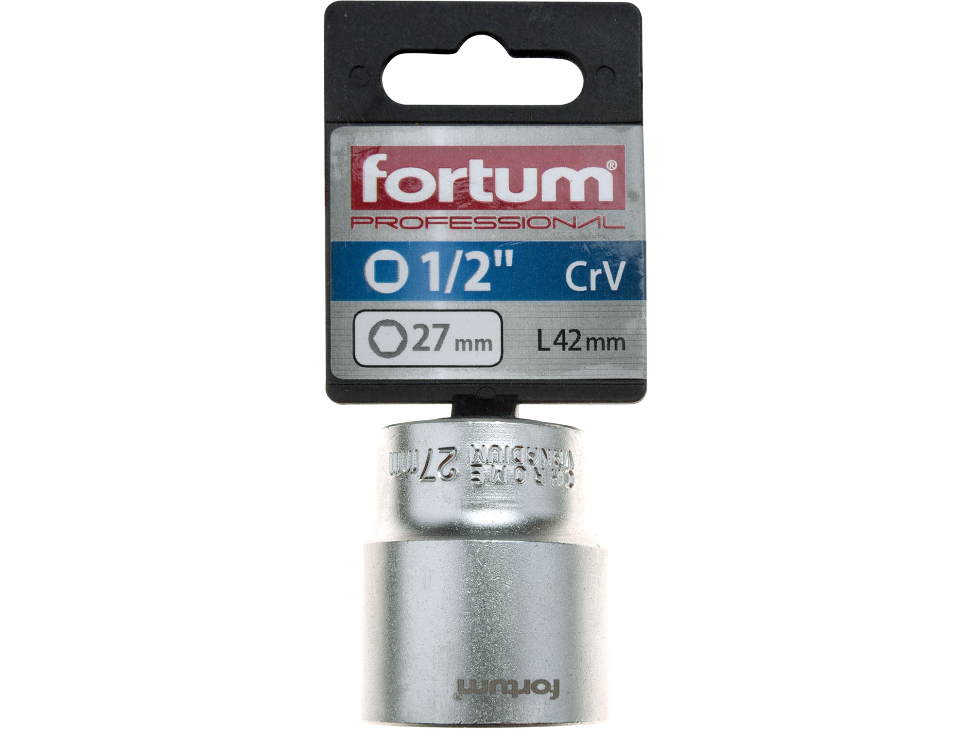 hlavice nástrčná 1/2", 27mm, L 42mm - Obrázek 2