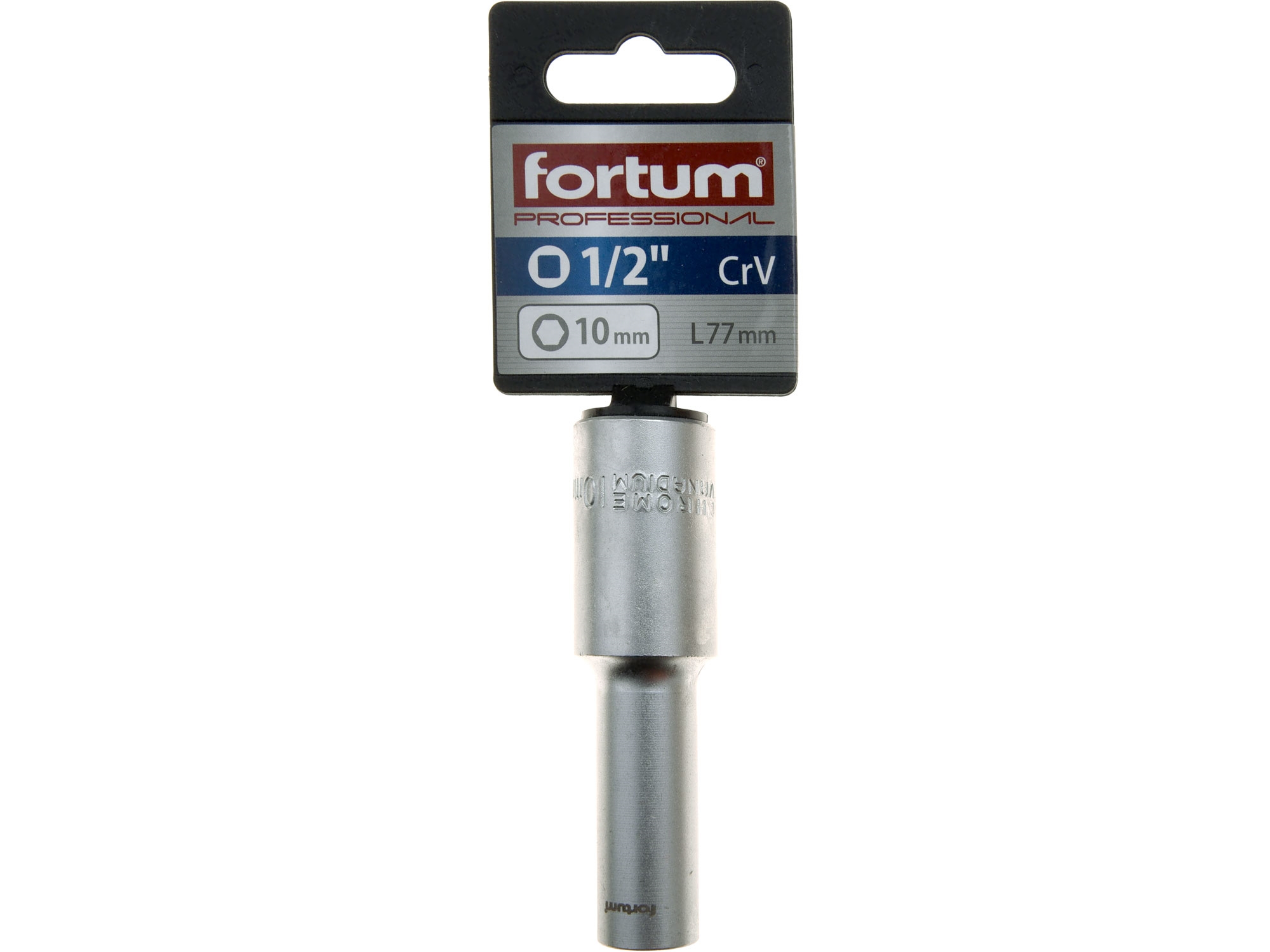 hlavice nástrčná prodloužená 1/2", 10mm, L 77mm - Obrázek 2