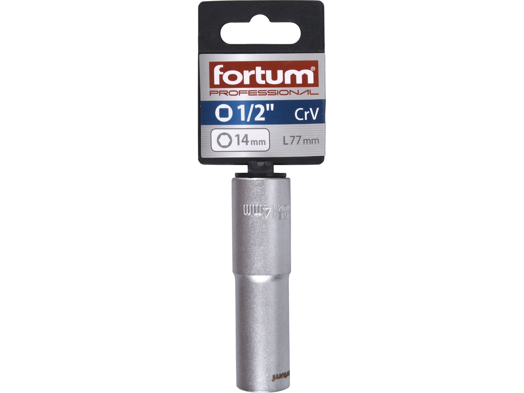 hlavice nástrčná prodloužená 1/2", 14mm, L 77mm - Obrázek 2