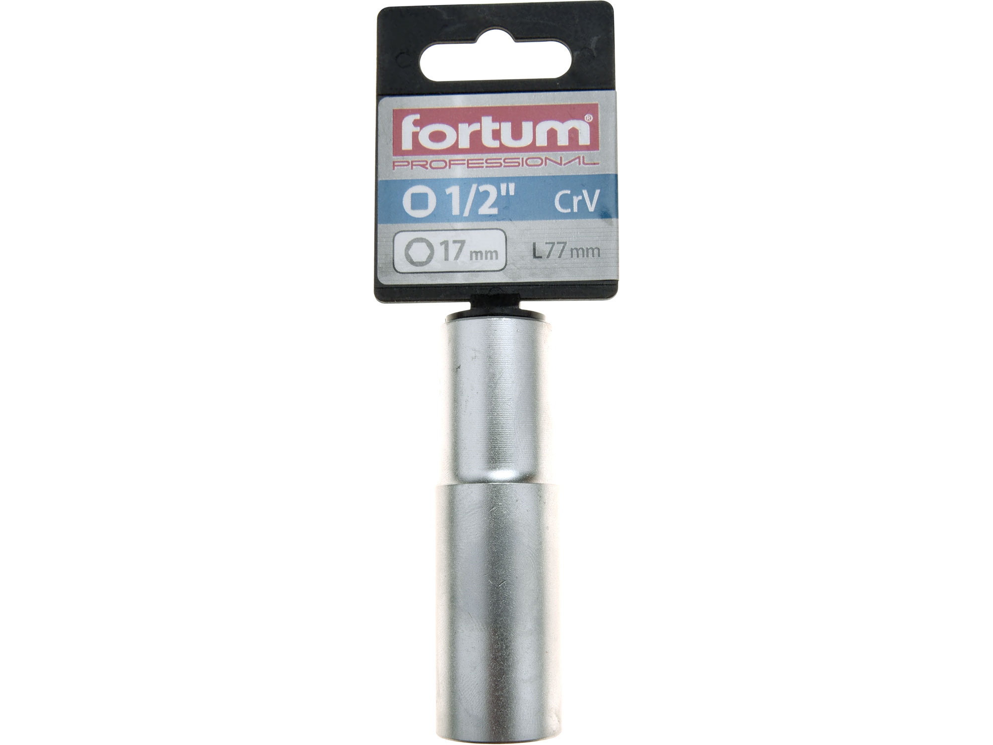 hlavice nástrčná prodloužená 1/2", 17mm, L 77mm - Obrázek 2