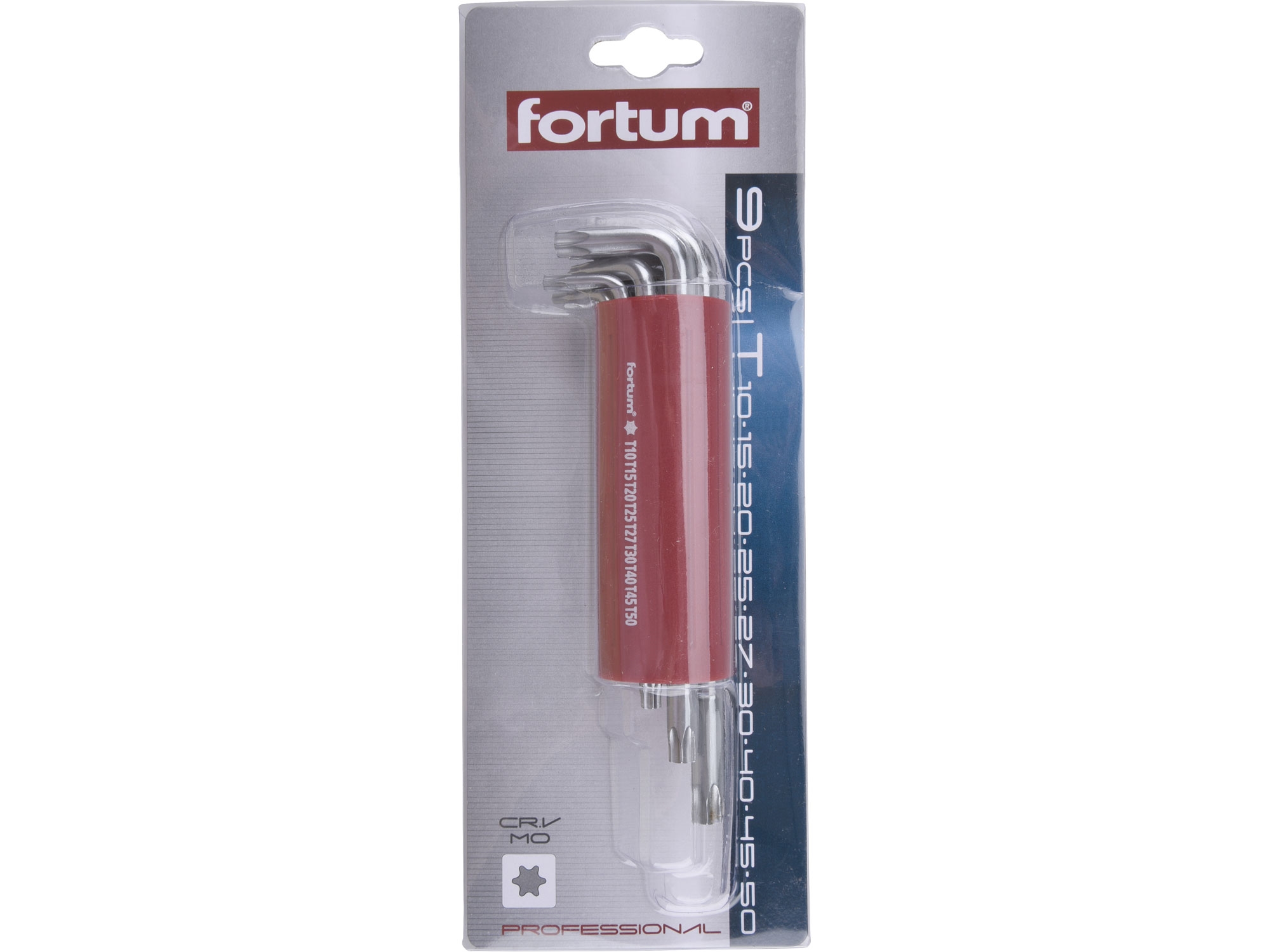 L-klíče TORX, sada 9ks, 10-50 - Obrázek 4