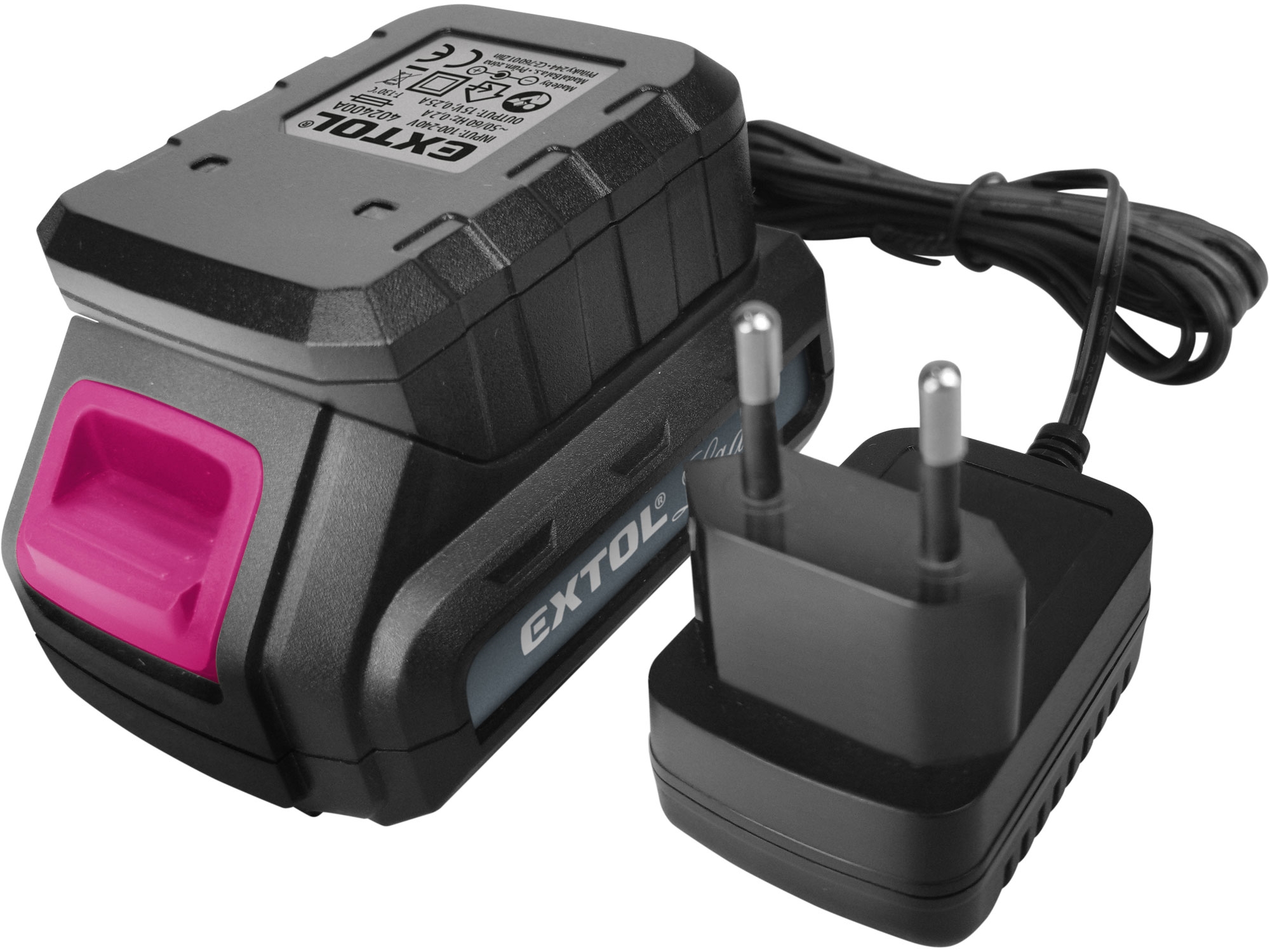 vrtací šroubovák aku, růžový, 12V Li-ion, 1300mAh, v tašce - Obrázek 3