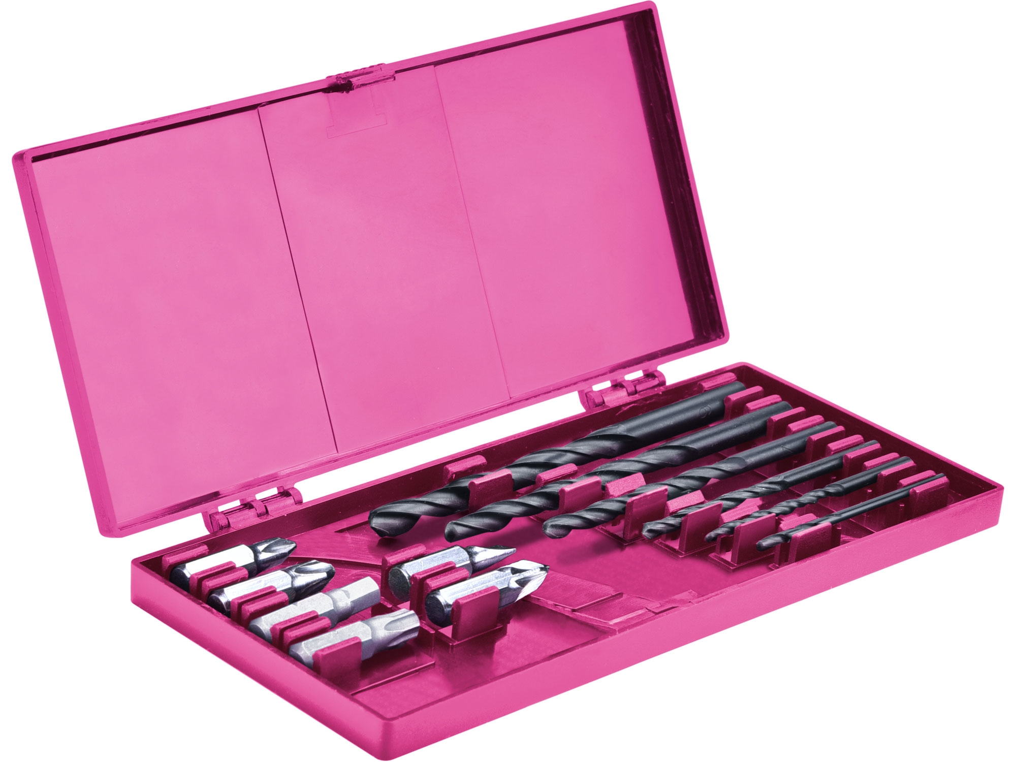 vrtací šroubovák aku, růžový, 12V Li-ion, 1300mAh, v tašce - Obrázek 5