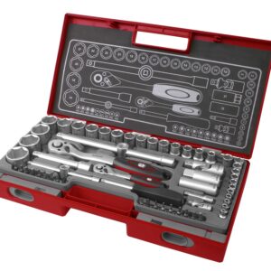 hlavice nástrčné, sada 60ks, 1/4", 1/2"