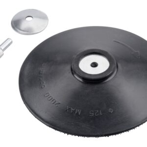 nosič brusných výseků, do vrtačky - suchý zip, O 125mm,