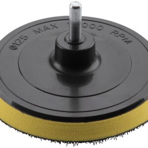 nosič brusných výseků, do vrtačky - suchý zip, O 125mm, stopka 8mm
