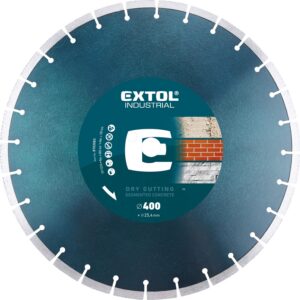 kotouč diamantový řezný segmentový na BETON, suché řezání, O 400x25,4x3,6mm