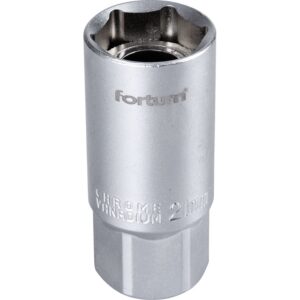 hlavice nástrčná na zapalov. svíčky 1/2", 21mm, L 65mm, magnet