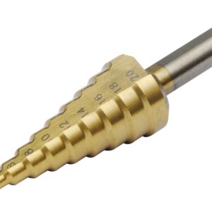 vrták stupňovitý, O 4-20mm/po2mm, HSS