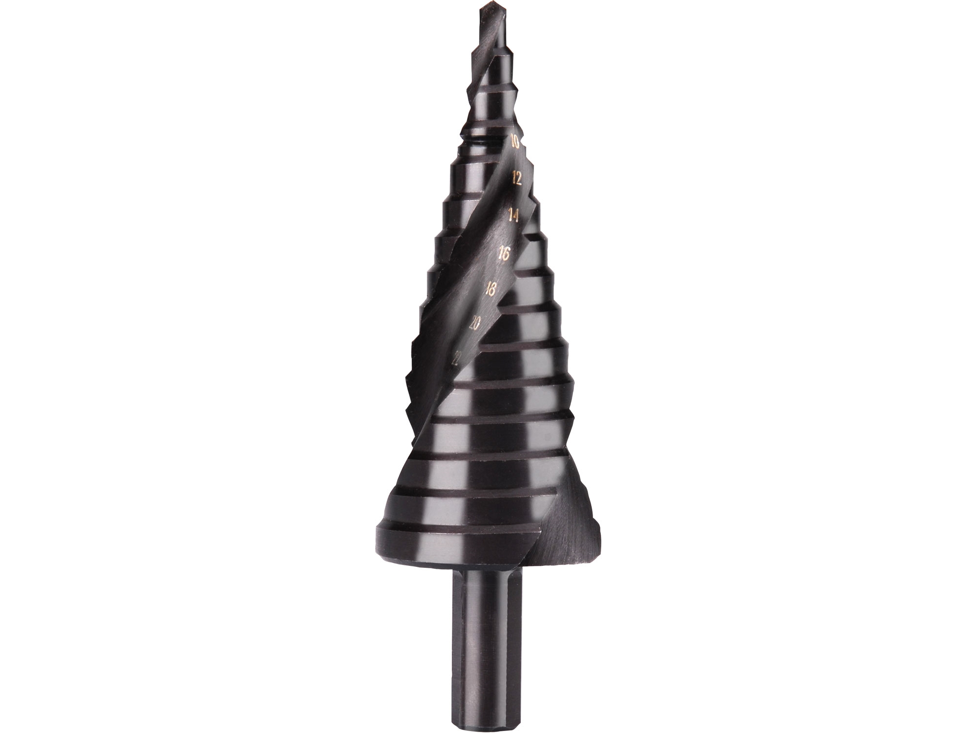 vrtáky stupňovité, sada 3ks, O 4-12/1mm, O 4-20/2mm, O 4-32/2mm, HSS - Obrázek 2