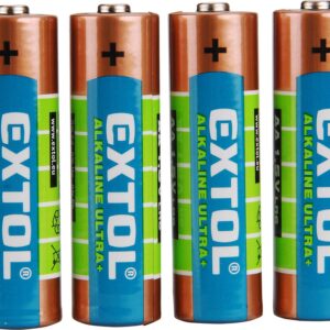 baterie alkalické, 4ks, 1,5V AA (LR6)