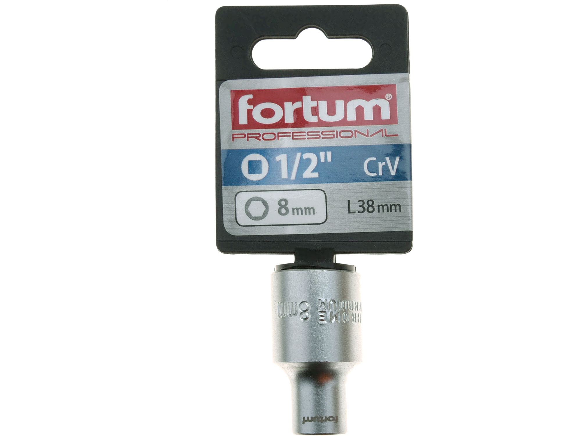 hlavice nástrčná 1/2", 8mm, L 38mm - Obrázek 2