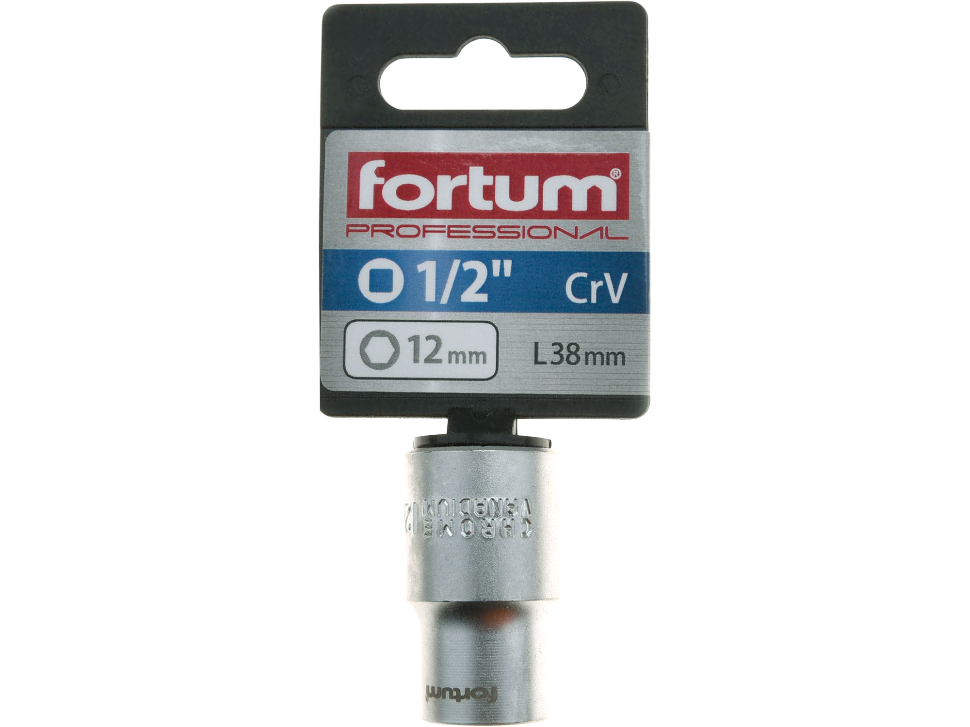 hlavice nástrčná 1/2", 12mm, L 38mm - Obrázek 2