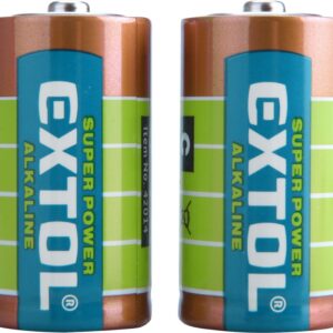 baterie alkalické, 2ks, 1,5V C (LR14)