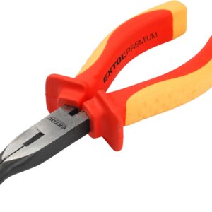 kleště půlkulaté zahnuté elektrikářské, 160mm, 1000V
