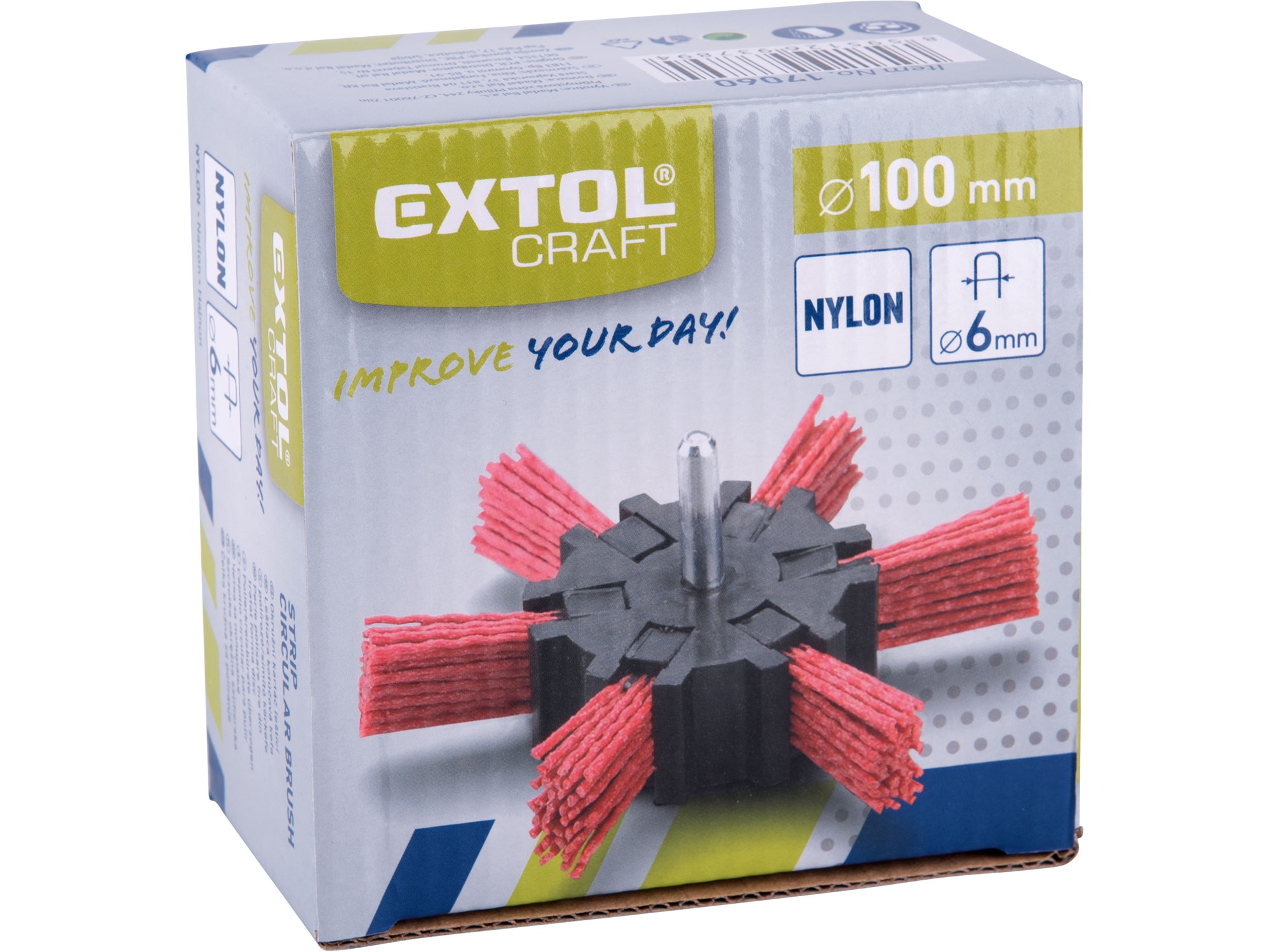 kartáč okružní leštící, O 100mm, NYLON - Obrázek 2
