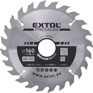kotouč pilový s SK plátky, O 160x2,6x30mm, 24T