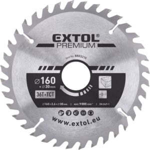 kotouč pilový s SK plátky, O 160x2,6x30mm, 36T