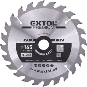 kotouč pilový s SK plátky, O 165x2,6x20mm, 24T
