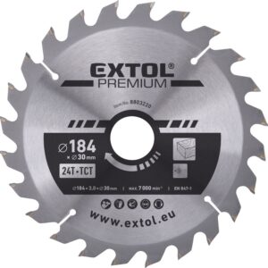 kotouč pilový s SK plátky, O 184x3,0x30mm, 24T