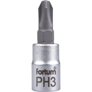 hlavice zástrčná 1/4" hrot křížový, PH 3, L 37mm