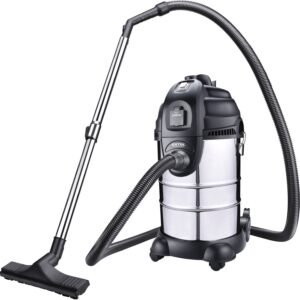 vysavač dílenský, multifunkční se zásuvkou a funkcí čištění filtru, 30l, 6m kabel, 3m hadice, 1400W