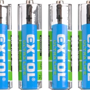 baterie zink-chloridové, 4ks, 1,5V AA (R6)