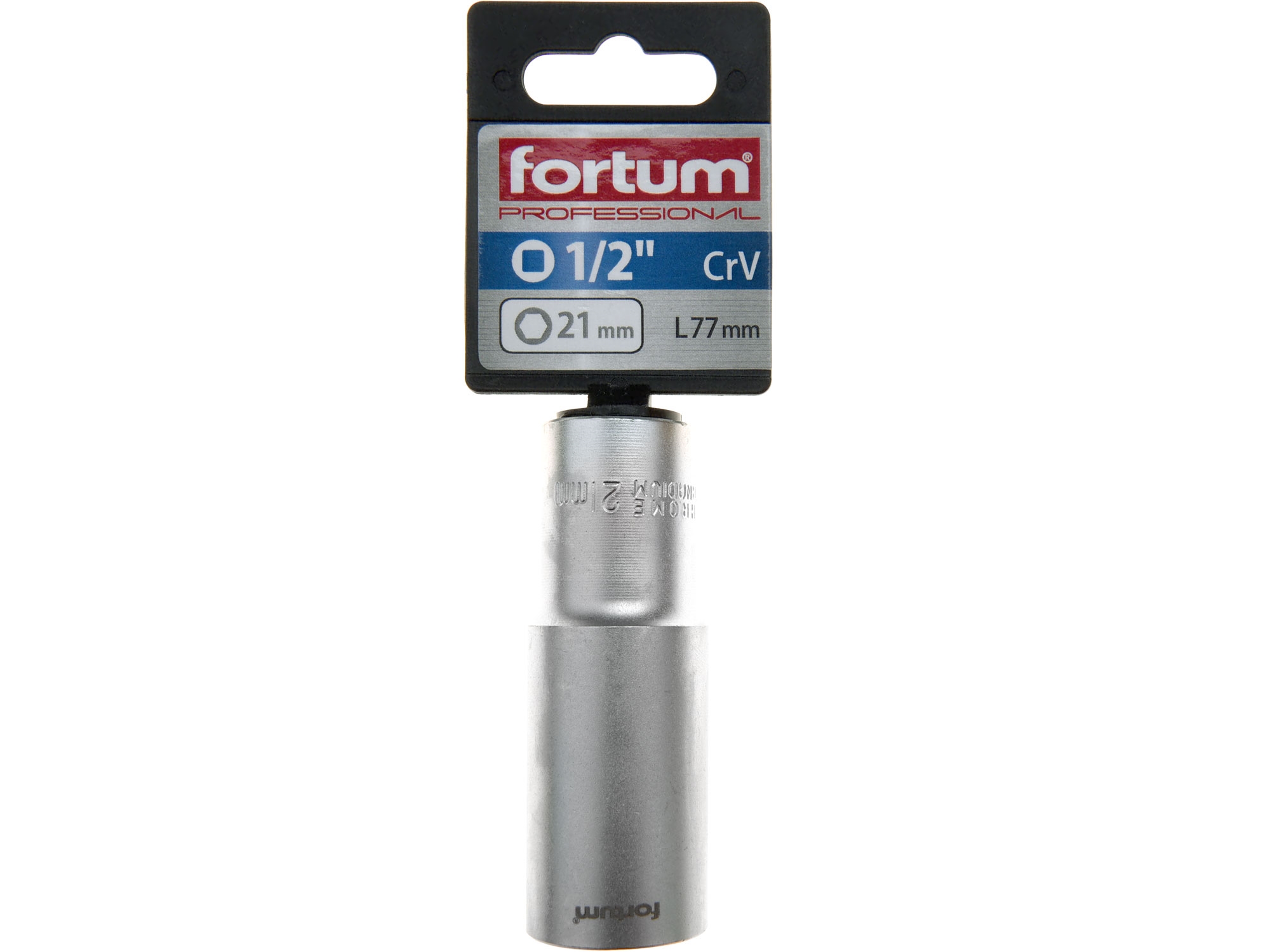 hlavice nástrčná prodloužená 1/2", 21mm, L 77mm - Obrázek 2