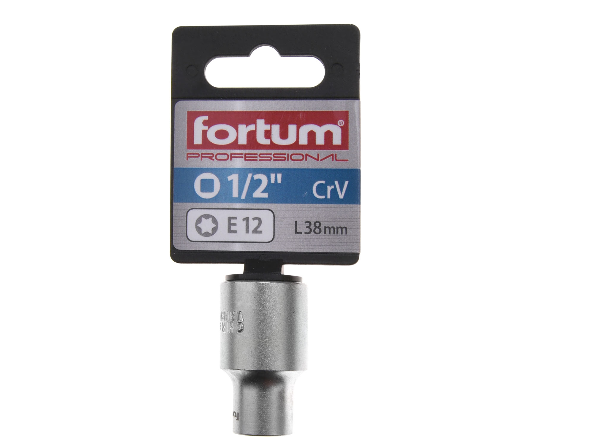 hlavice nástrčná vnitřní TORX 1/2", E 12, L 38mm - Obrázek 2