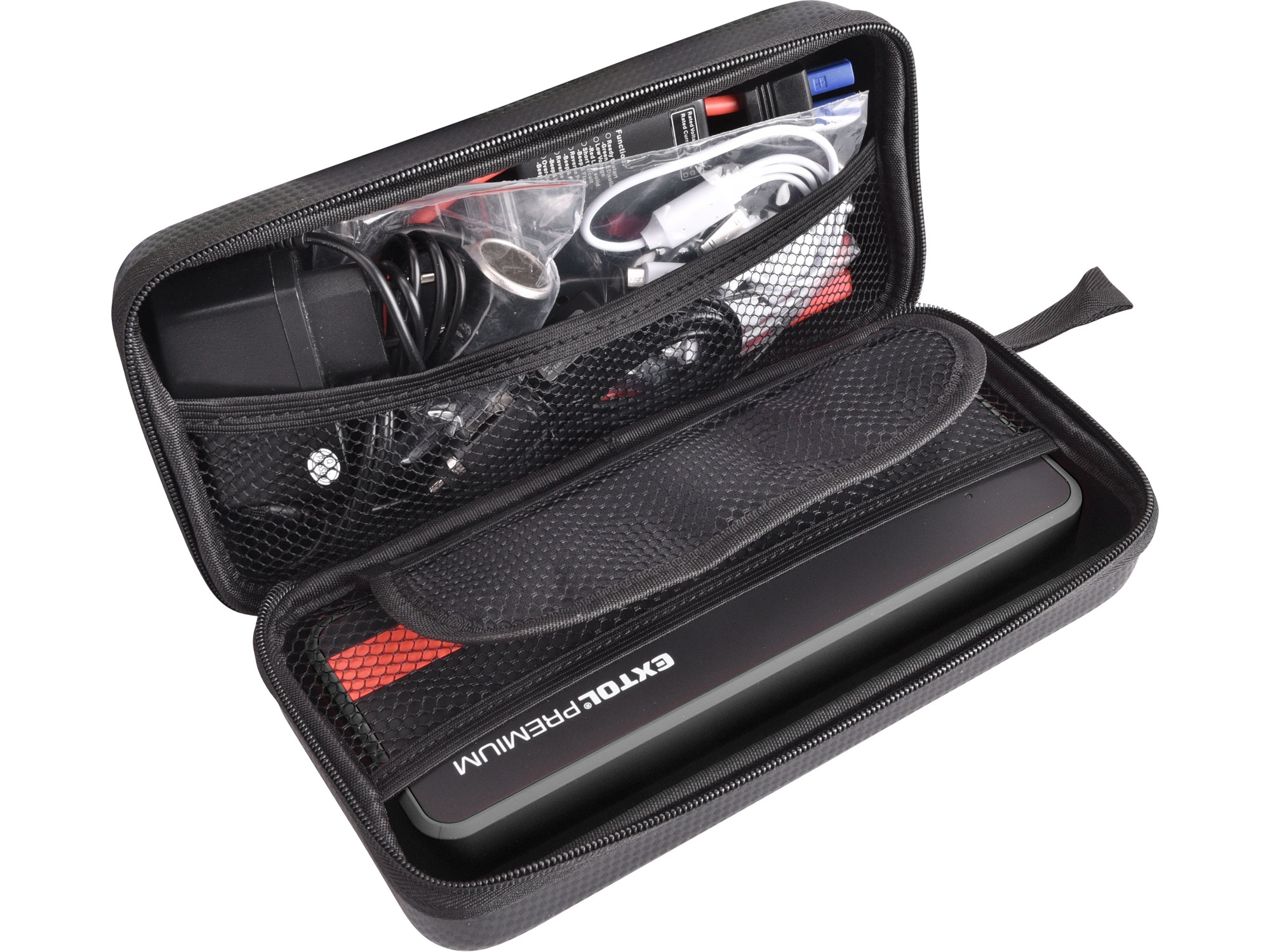 jump startér, 700A, pro naftové a benzínové motory, powerbanka 5V, 19V - Obrázek 3