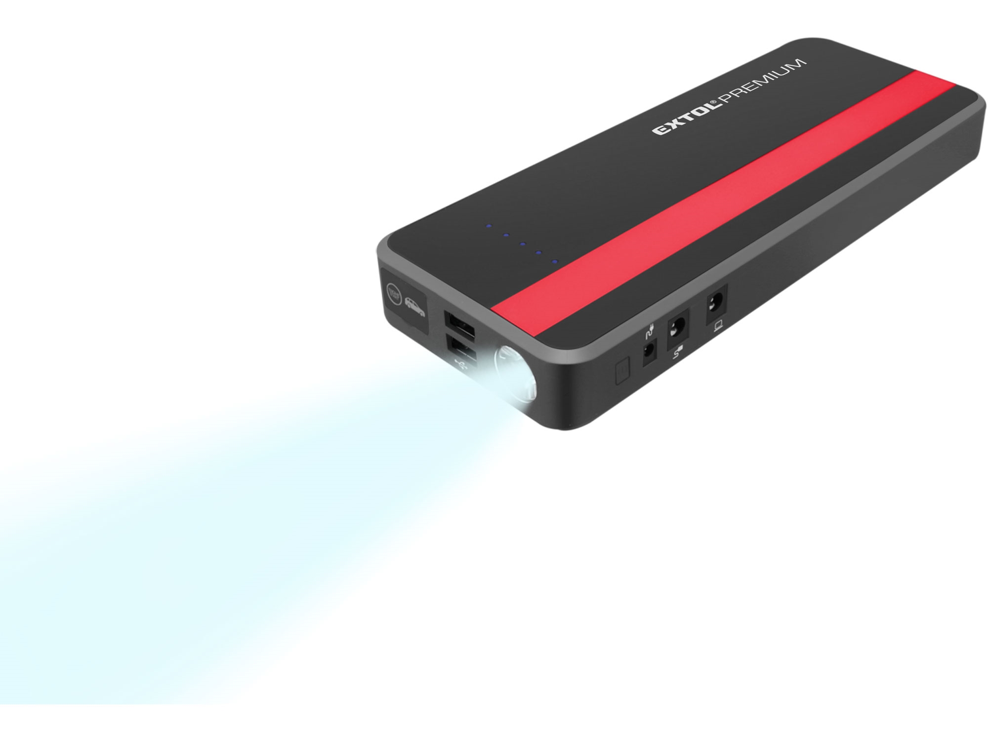 jump startér, 700A, pro naftové a benzínové motory, powerbanka 5V, 19V - Obrázek 4