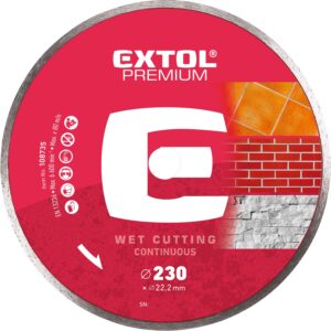 kotouč diamantový řezný celoobvodový - mokré řezání, O 230x22,2x2,8mm
