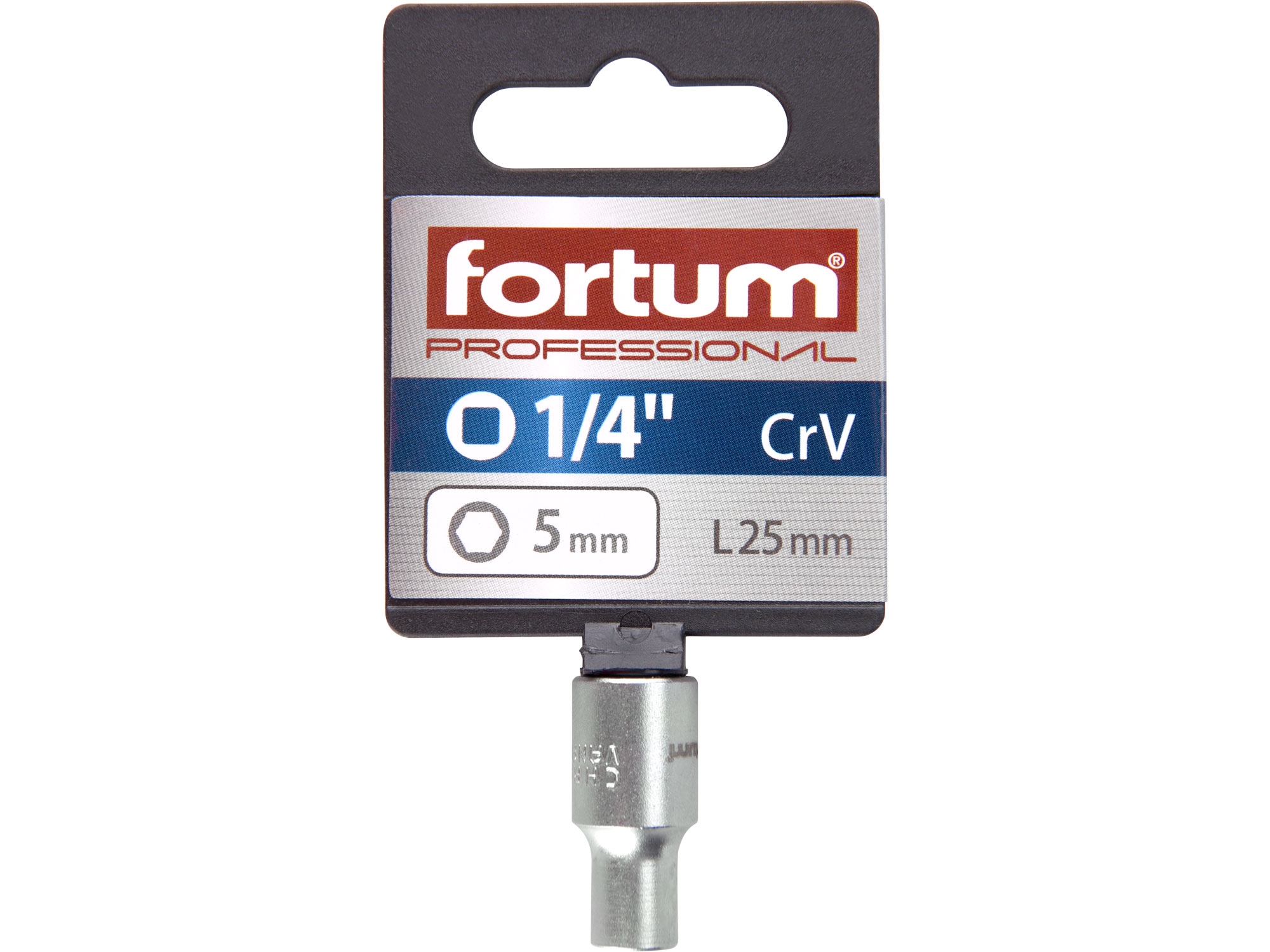 hlavice nástrčná 1/4", 5mm, L 25mm - Obrázek 2