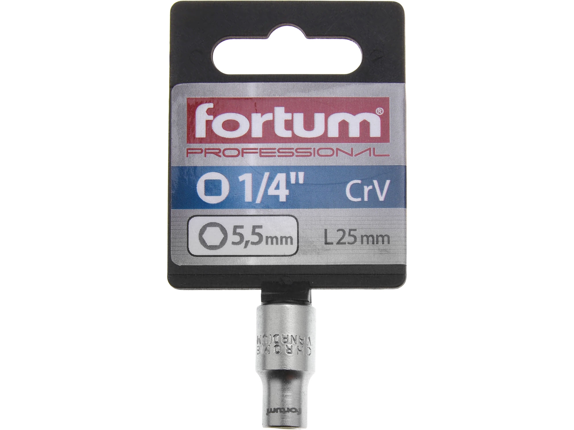 hlavice nástrčná 1/4", 5,5mm, L 25mm - Obrázek 2