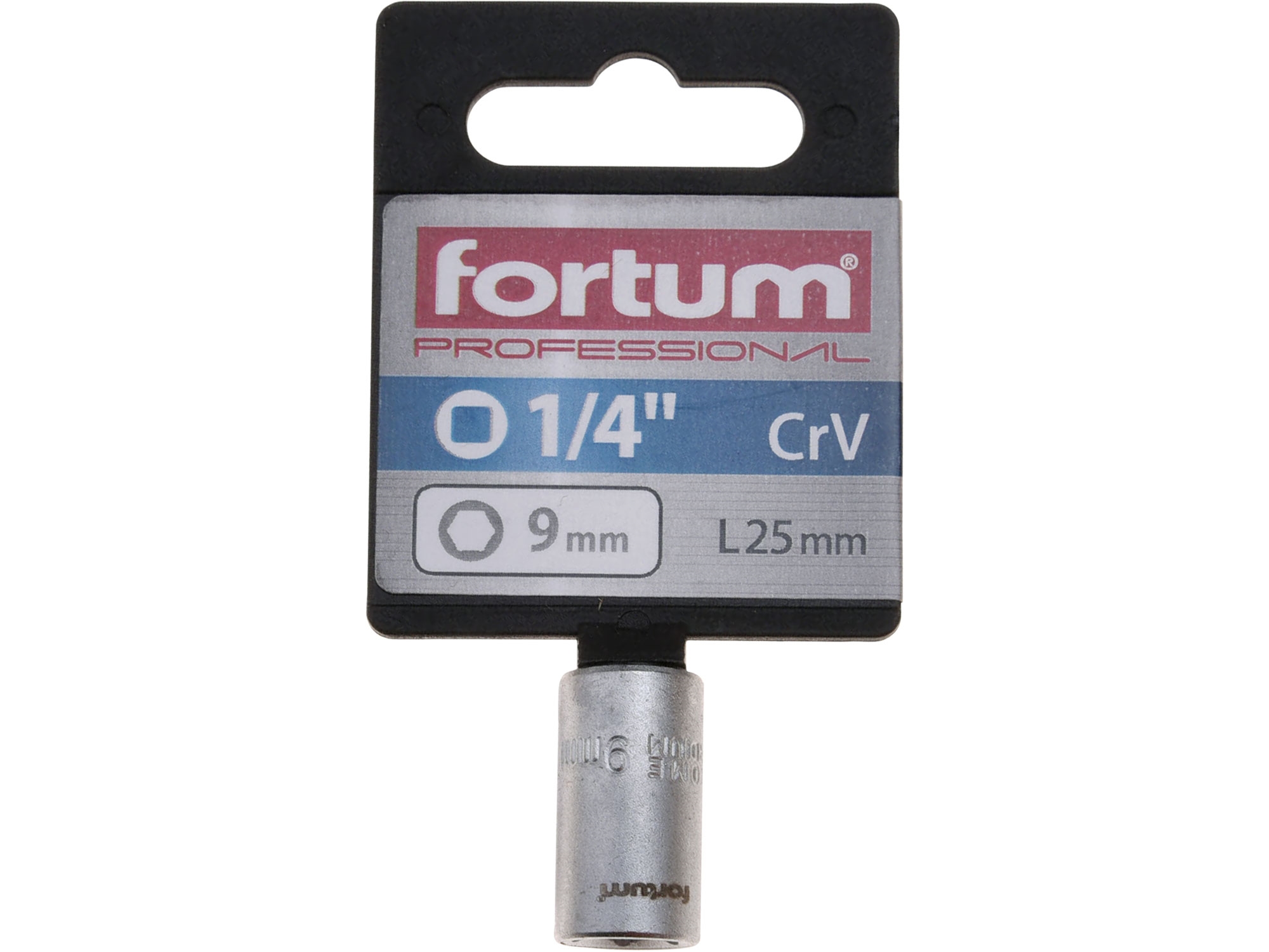 hlavice nástrčná 1/4", 9mm, L 25mm - Obrázek 2