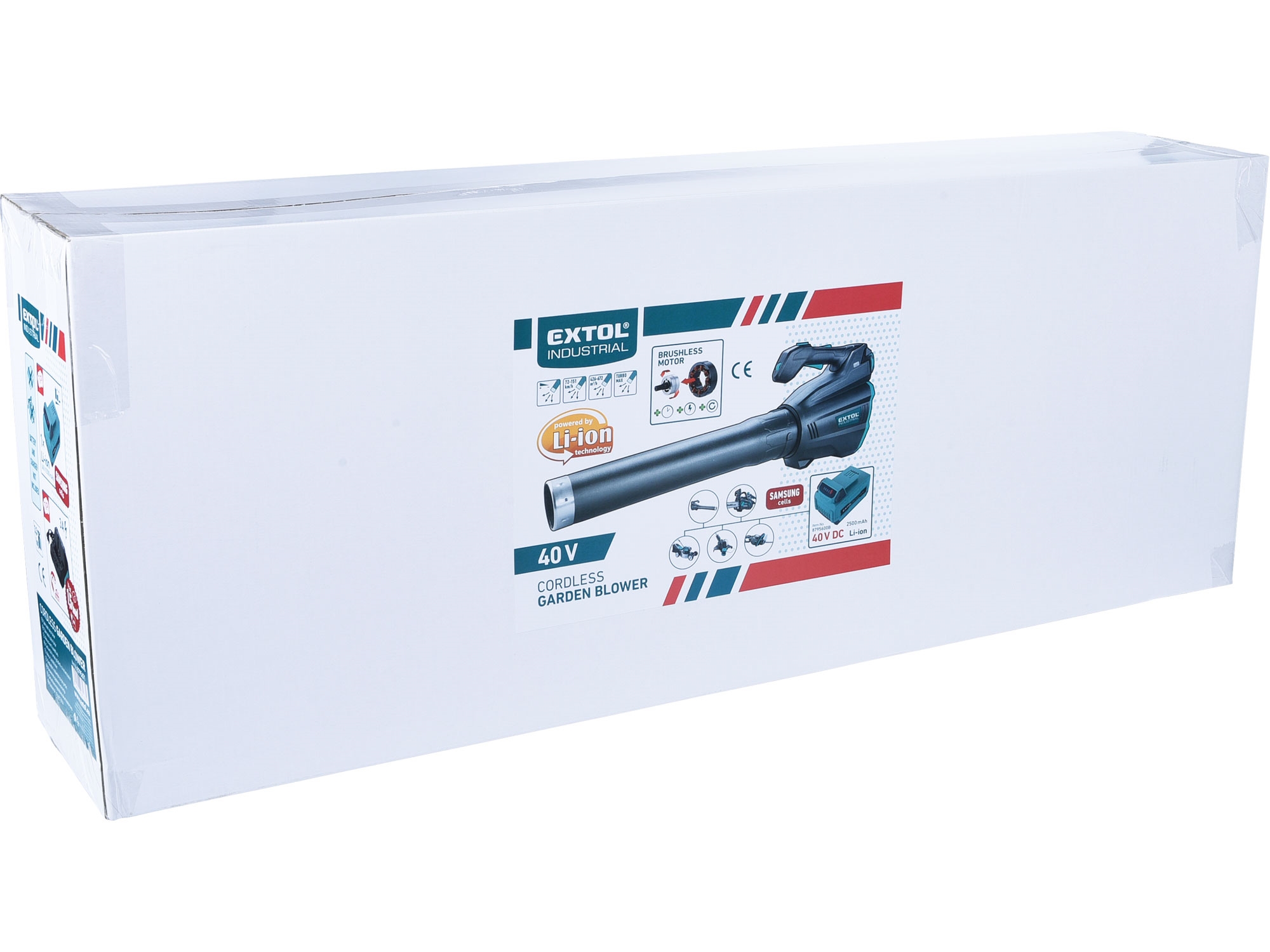 fukar zahradní aku, BRUSHLESS, 40V Li-ion, 2500mAh - Obrázek 7