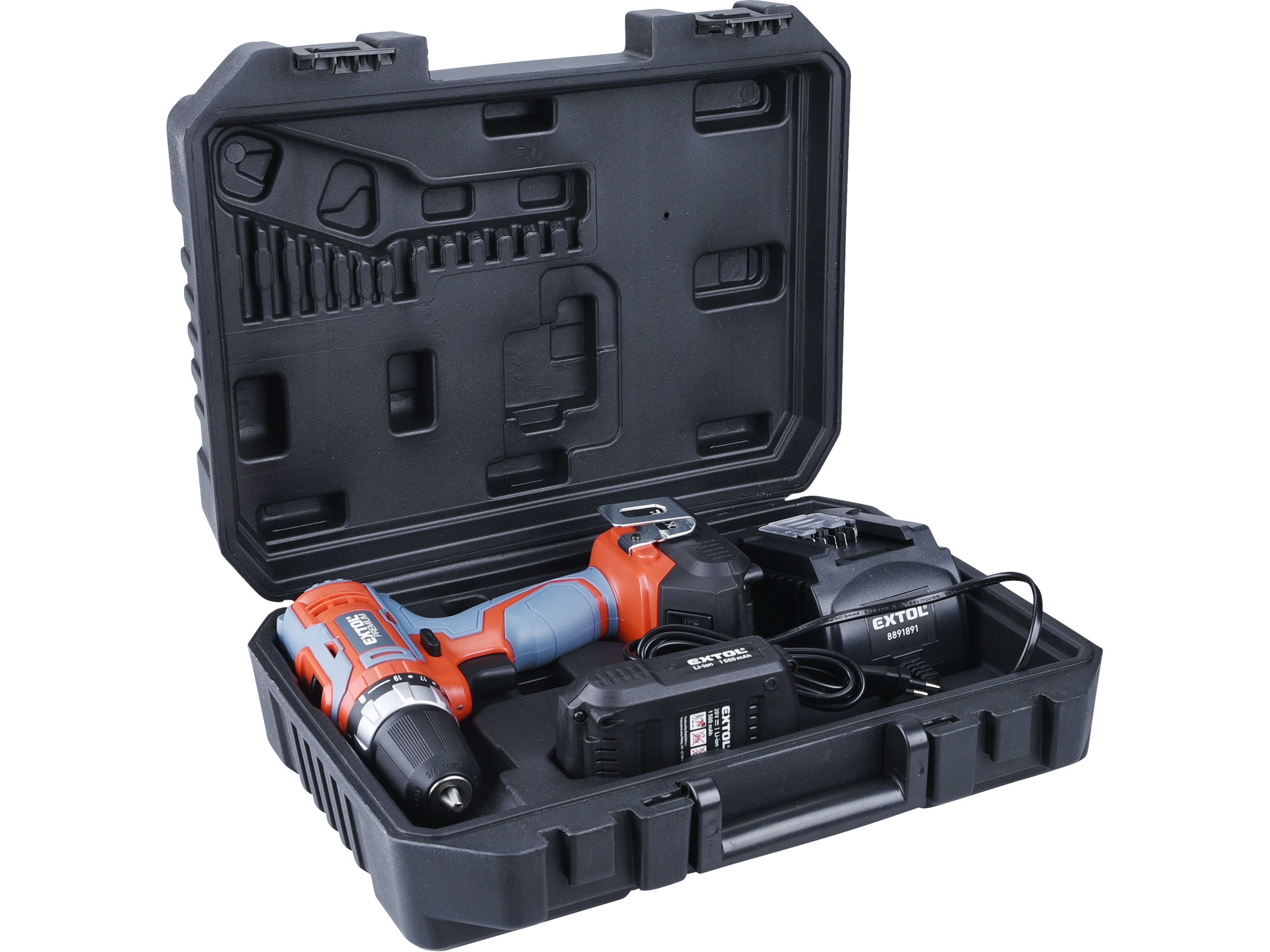 vrtací šroubovák aku SHARE20V, 20V Li-ion (2×), 1500mAh - Obrázek 8