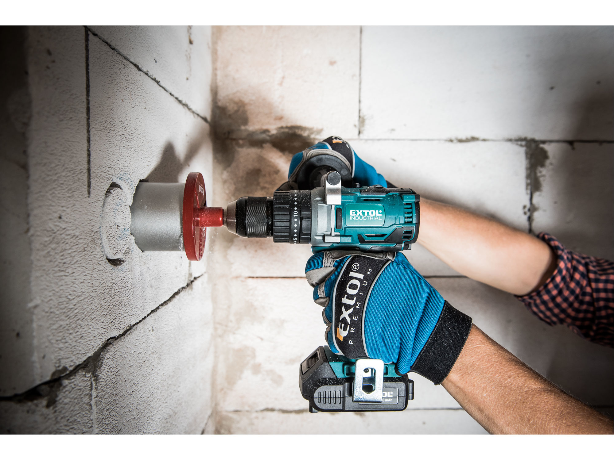 vrtací šroubovák aku s příklepem SHARE20V, BRUSHLESS, 20V Li-ion, 2Ah - Obrázek 19