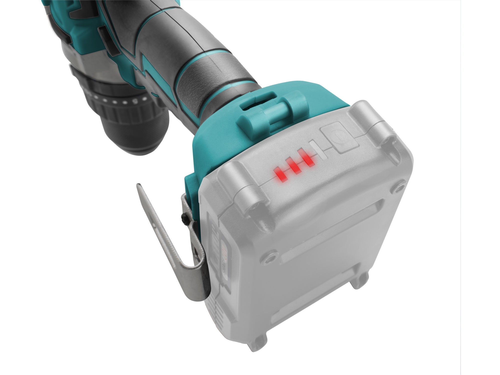 vrtací šroubovák aku s příklepem SHARE20V, BRUSHLESS, 20V Li-ion, bez baterie a nabíječky - Obrázek 6