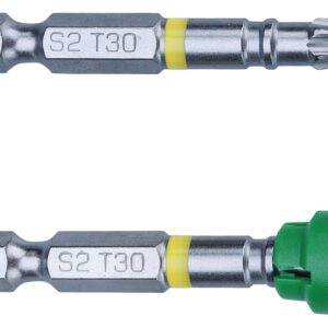 hroty sada 2ks TORX s magnetickým kloboučkem, T 30x50mm, S2