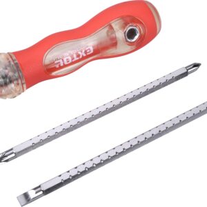šroubovák s T-rukojetí a dvěma oboustrannými hroty, 1/4"x 150mm, (-)6mm, PH 1-2,PZ2