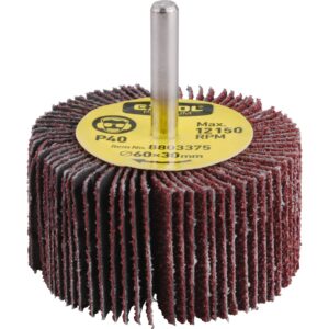 lamelový kotouč brusný na stopce, O 60x30x6mm, P100