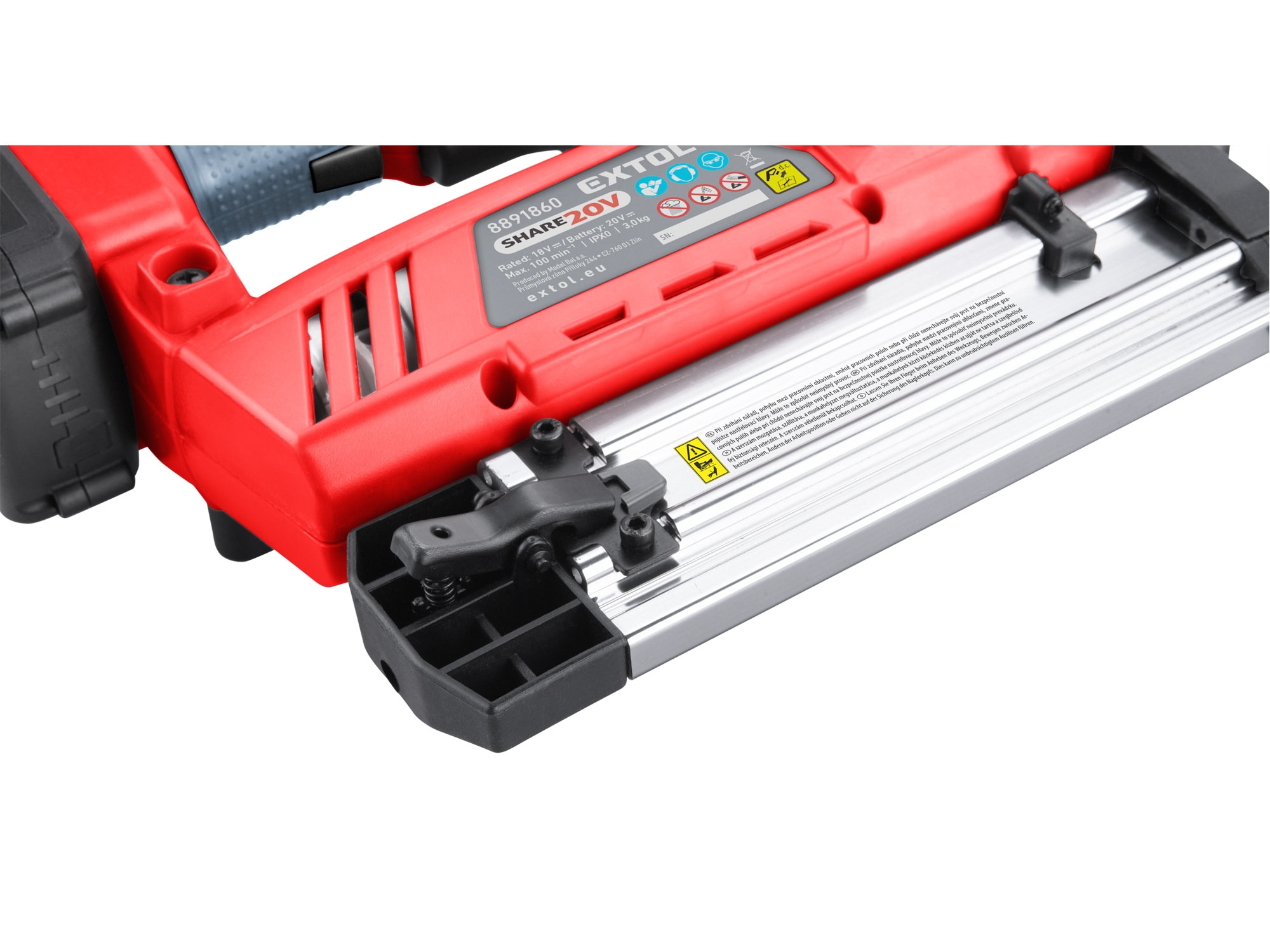hřebíkovačka/sponkovačka aku SHARE20V, 20V Li-ion, 2Ah - Obrázek 5