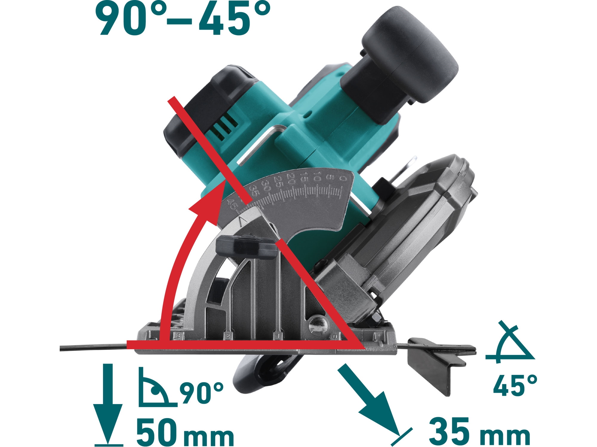 pila kotoučová aku SHARE20V, 165mm, BRUSHLESS, 20V Li-ion, 2Ah - Obrázek 4