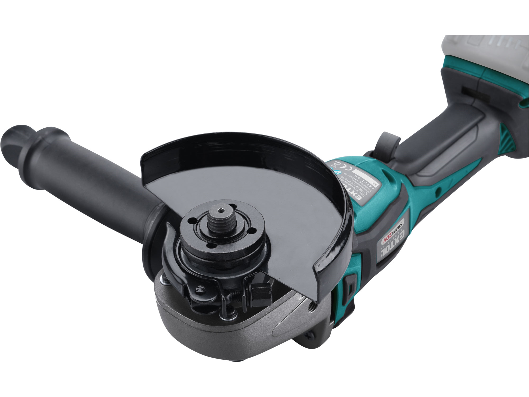 bruska úhlová aku SHARE20V, 125mm, BRUSHLESS, bez baterie a nabíječky - Obrázek 2