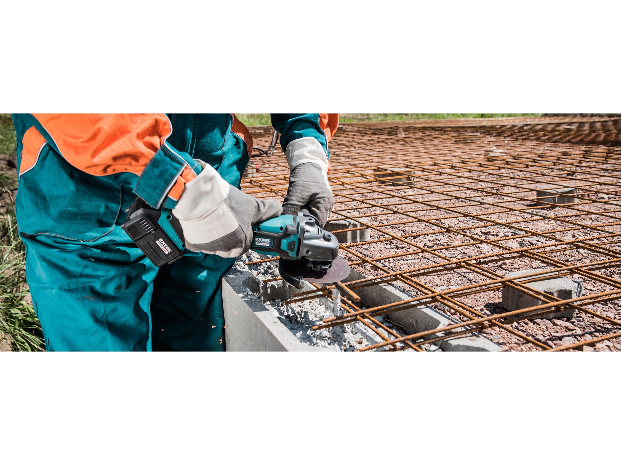 bruska úhlová aku SHARE20V, 125mm, BRUSHLESS, bez baterie a nabíječky - Obrázek 9
